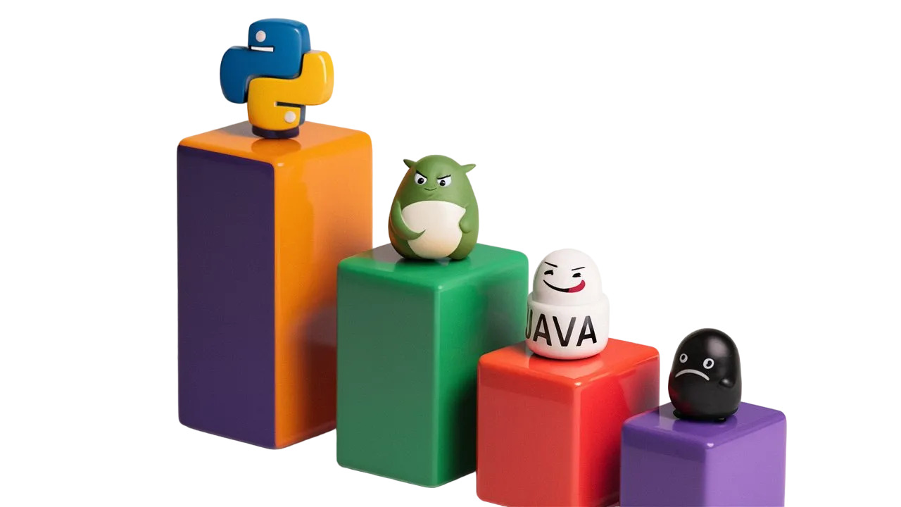 Python sitting on the highest bar 